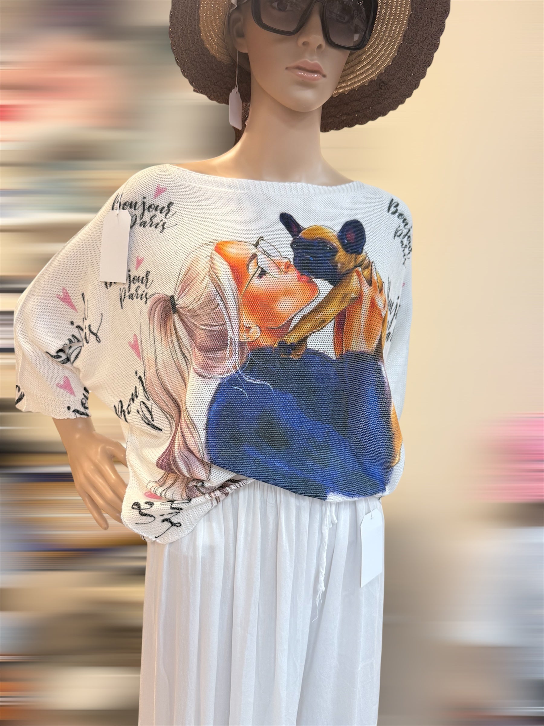 KNIT BLOUS